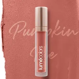 Olesan warna Pumpkin Pie dengan tube Velvet Lip & Cheek Mousse